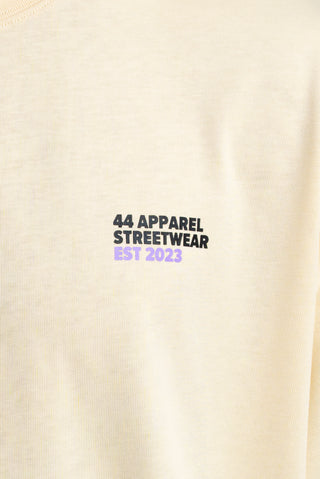 44 APPAREL Oversized long sleeve T-shirt. Streetwear EST 2023 essential clothing brand.
