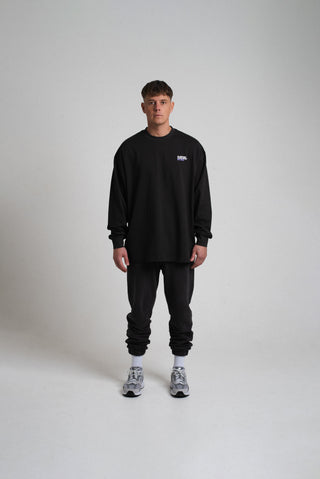 44 APPAREL Oversized long sleeve T-shirt. Streetwear EST 2023 essential clothing brand.