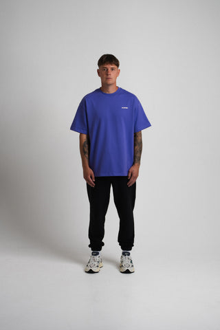 44 APPAREL OVERSIZED T-SHIRT - IRIS BLUE