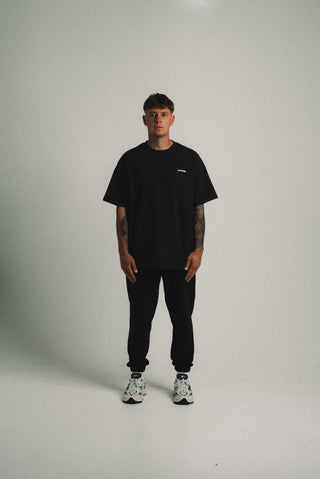 44 APPAREL OVERSIZED T-SHIRT - WASHED BLACK