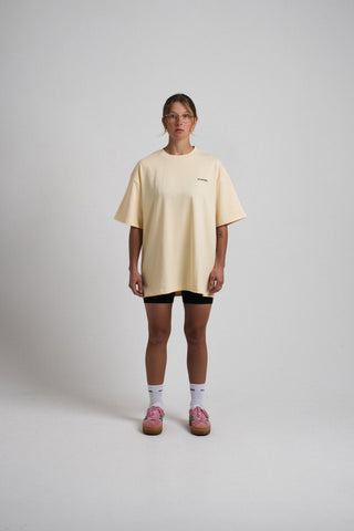 44 APPAREL OVERSIZED T-SHIRT - VANILLA