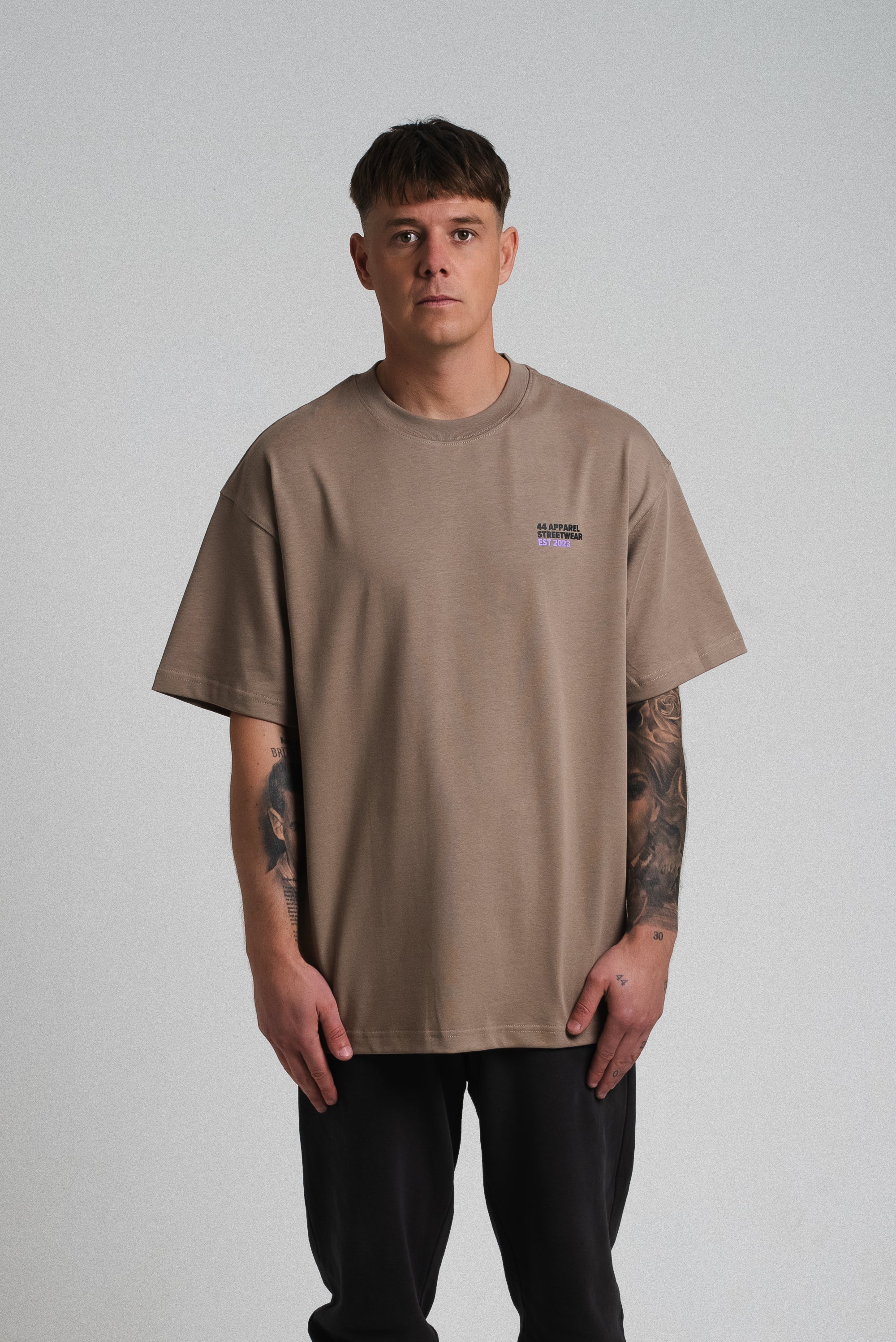 OVERSIZED T SHIRT FAWN 44 APPAREL